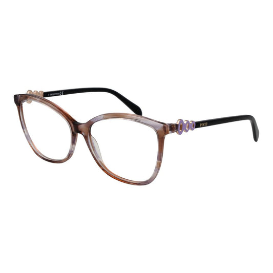 Emilio Pucci Women's Optical Frames – Brown Butterfly Style