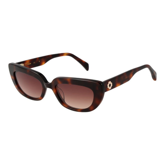 Maje Women's Sunglasses – Brown Cat Eye Frame, Brown Lenses