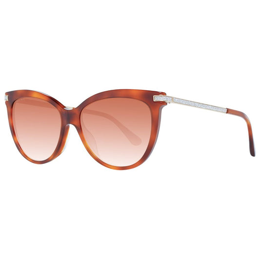 Jimmy Choo Brown Cat Eye Sunglasses for Women