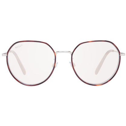 Bally Brown Women’s Sunglasses – Stylish Round Frame with Mirrored Lenses