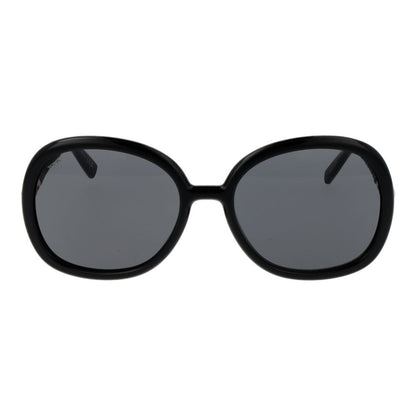 Tod's Women's Sunglasses – Black Round Frame, Grey Lenses