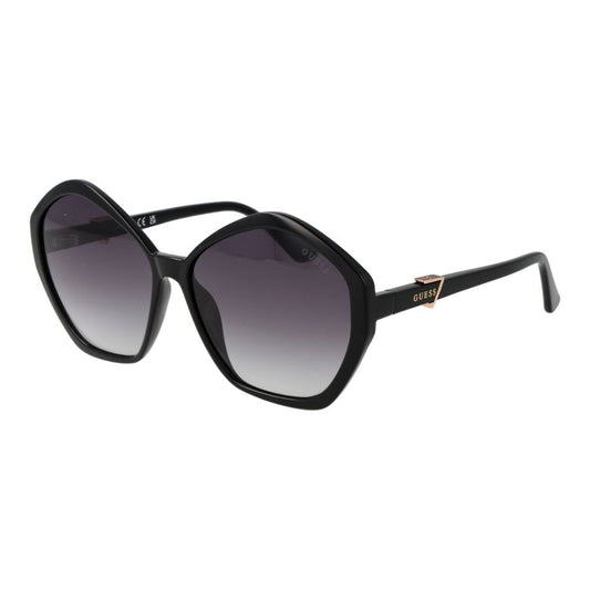 Guess Women’s Sunglasses – Black Square Frame, Grey Gradient Lenses