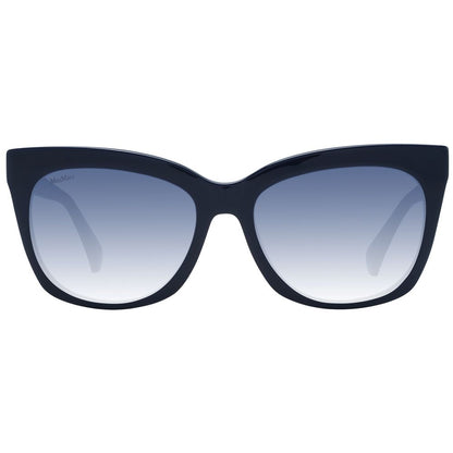 Max Mara Women’s Sunglasses – Blue Cat Eye Frame, Gradient Lenses