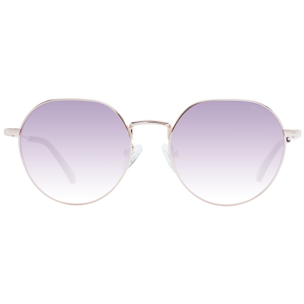 Gant Women’s Sunglasses – Rose Gold Full-Rim Frame, Grey Gradient Lenses