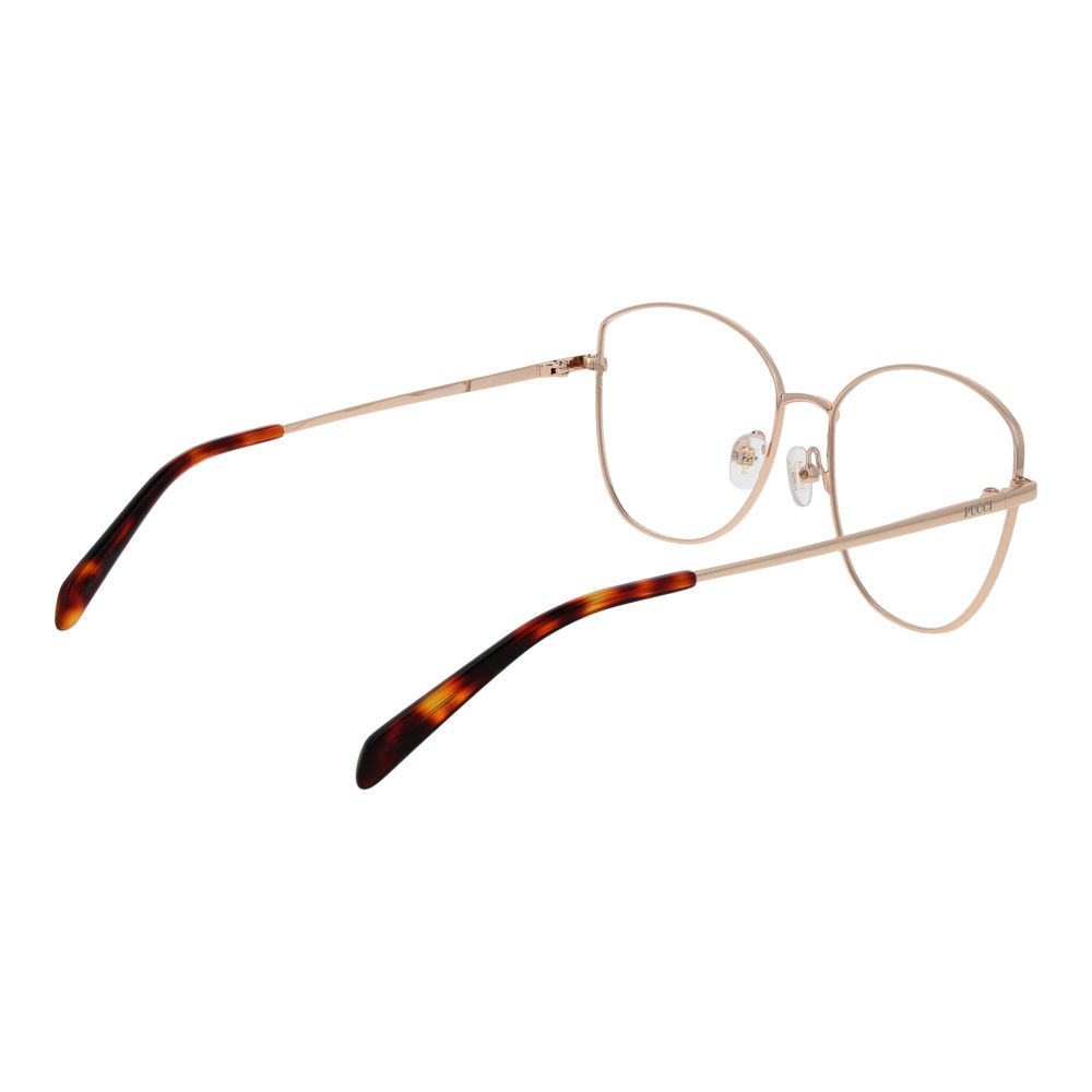 Emilio Pucci Women’s Optical Frames – Rose Gold Full-Rim