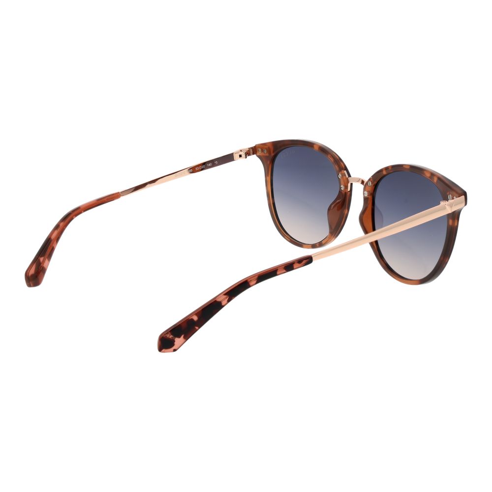 Guess Unisex Sunglasses – Brown Full-Rim Frame, Blue Gradient Lenses