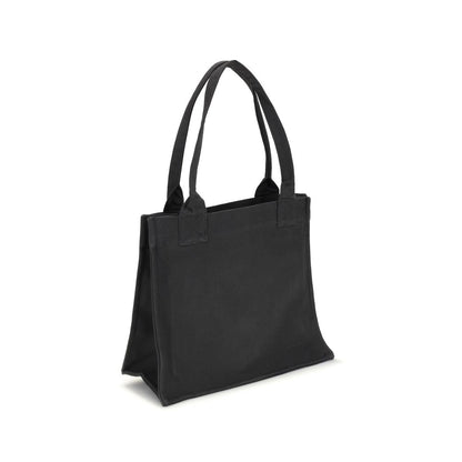 Ganni Logo Canvas Tote Bag
