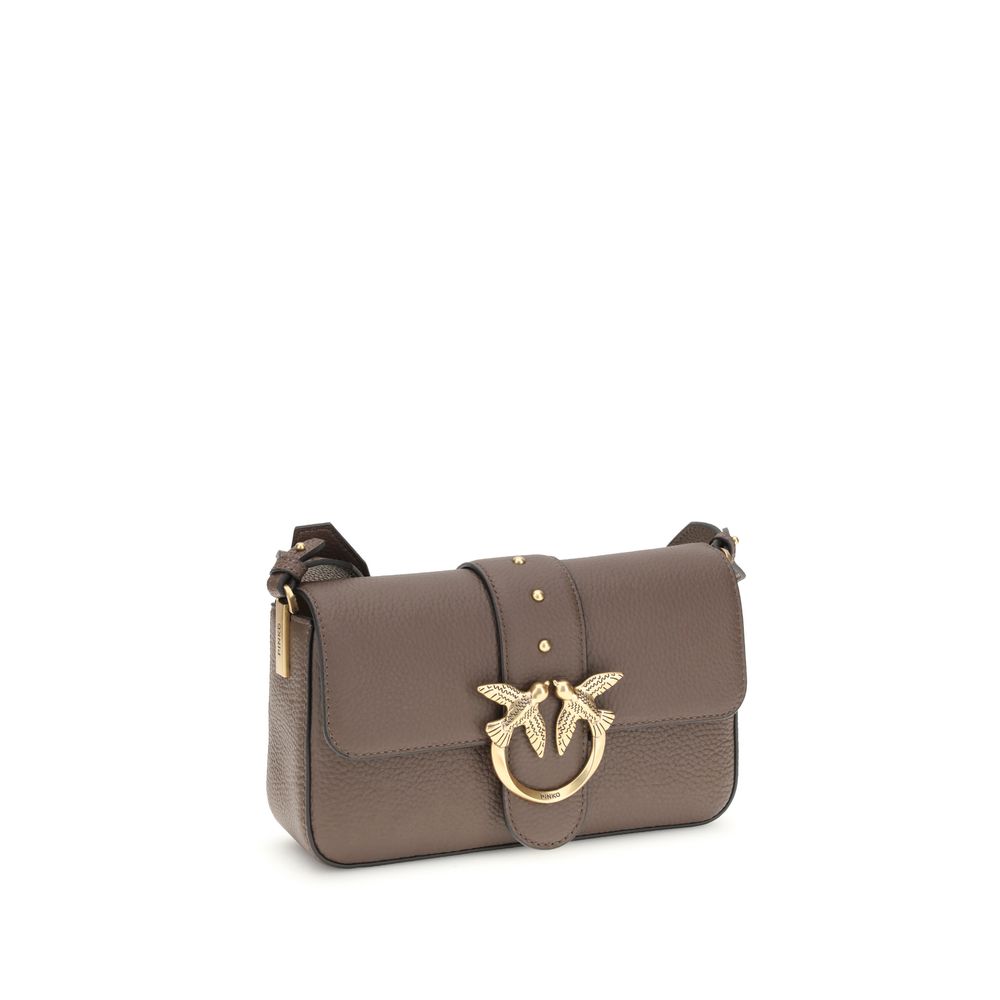 PINKO LOVE Leather Shoulder Bag