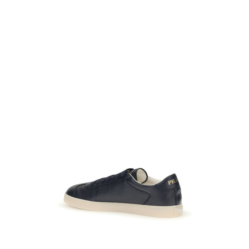 Prada Leather Sneakers - Contemporary Elegance Meets Comfort