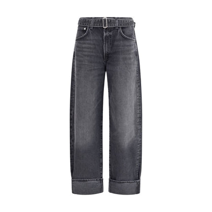 Agolde Cuffed Taper Wide Jeans