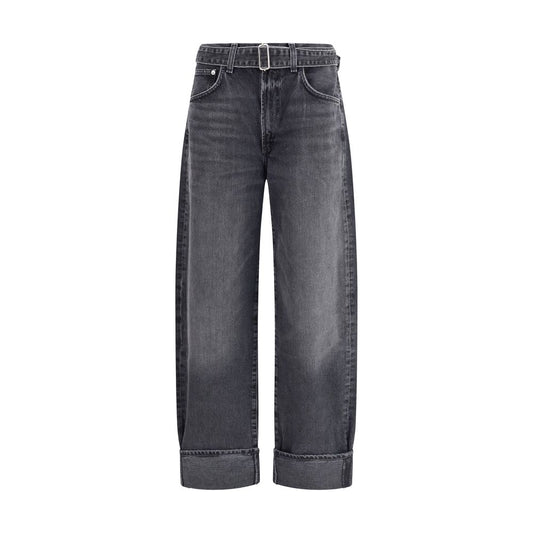 Agolde Cuffed Taper Wide Jeans