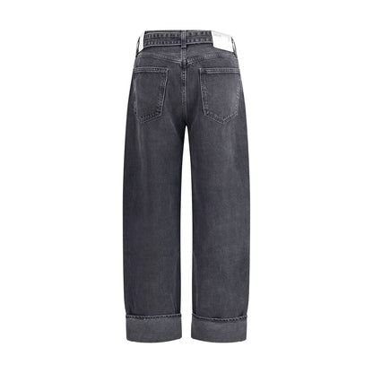 Agolde Cuffed Taper Wide Jeans