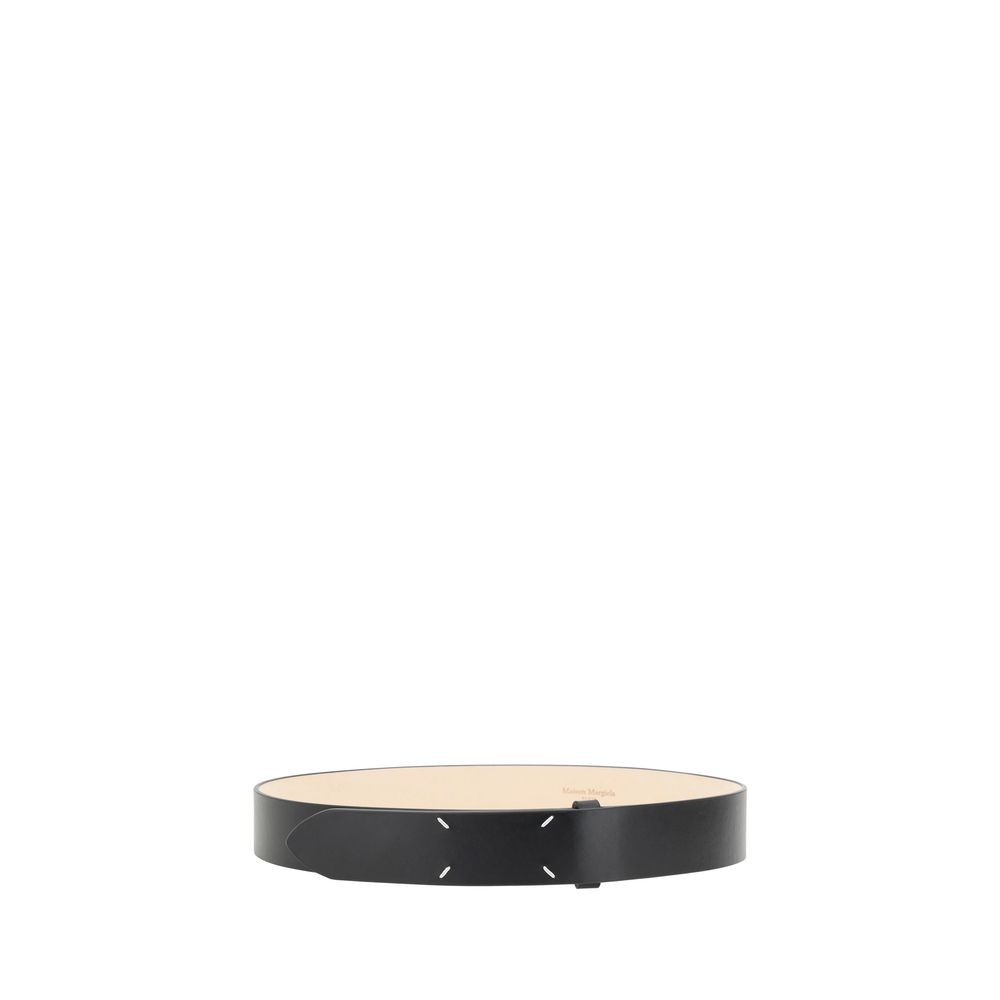 Maison Margiela Leather Belt with Hinged Closure