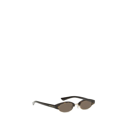 Alexander McQueen Women's Ellipse Sunglasses – Brown Oval Frame
