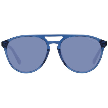 Gant Men's Sunglasses – Blue Full-Rim Frame, Blue Lenses