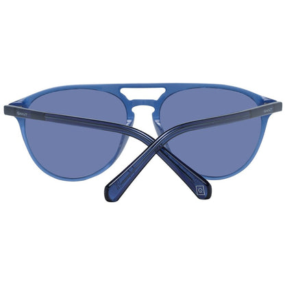 Gant Men's Sunglasses – Blue Full-Rim Frame, Blue Lenses