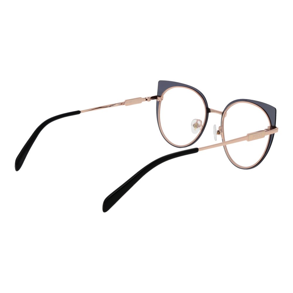 Emilio Pucci Women’s Optical Frames – Rose Gold Cat Eye