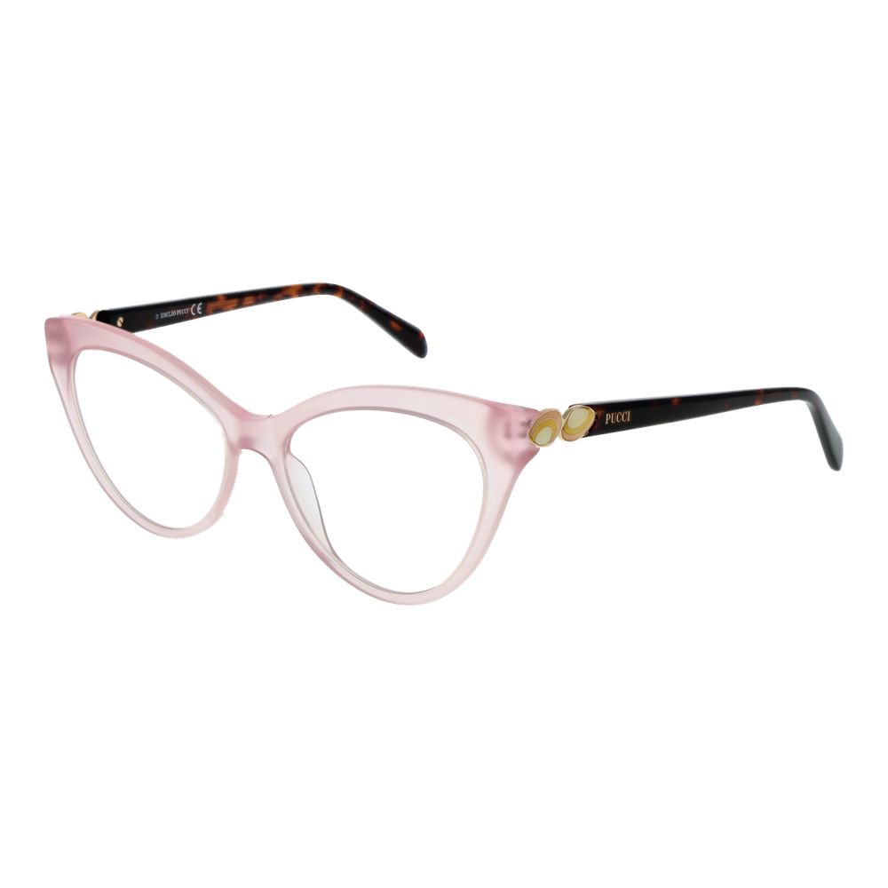 Emilio Pucci Women’s Optical Frames – Pink Cat Eye Design