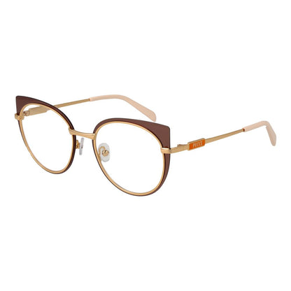 Emilio Pucci Women’s Optical Glasses – Brown Butterfly Frame