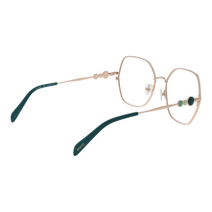 Emilio Pucci Women's Optical Glasses – Rose Gold Full-Rim Frame