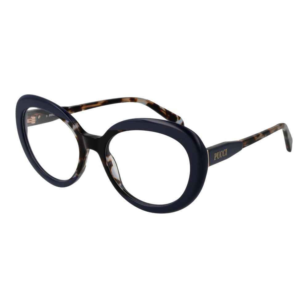 Emilio Pucci Women’s Optical Frames – Blue Full-Rim Style