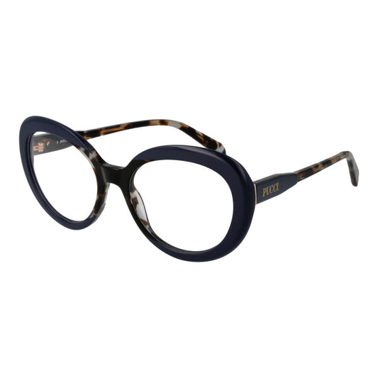Emilio Pucci Women’s Optical Frames – Blue Full-Rim Style