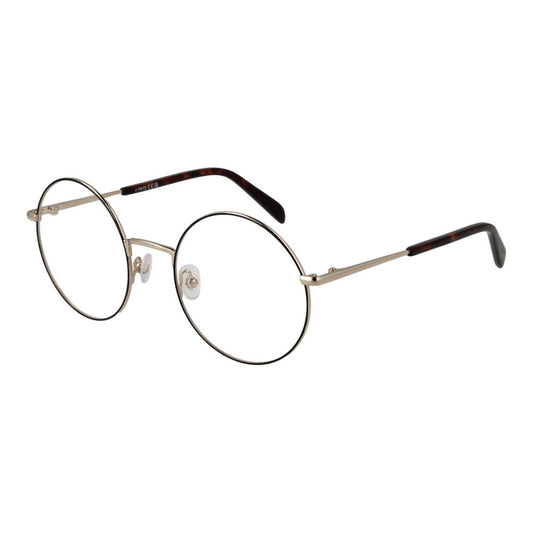 Emilio Pucci Women’s Optical Glasses – Black Round Frame, 53mm