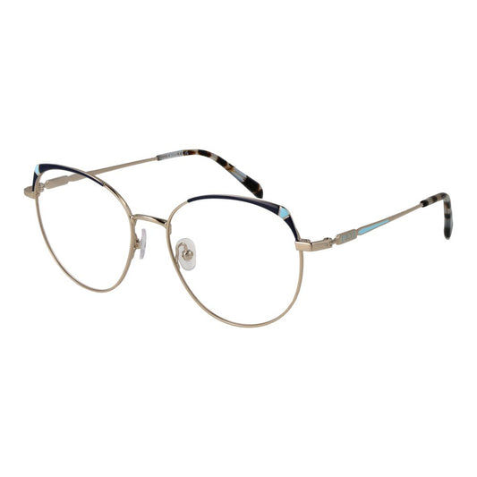 Emilio Pucci Women’s Optical Glasses – Gold Round Frame, 55mm