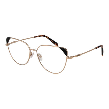 Emilio Pucci Women’s Optical Frames – Gold Cat Eye Design