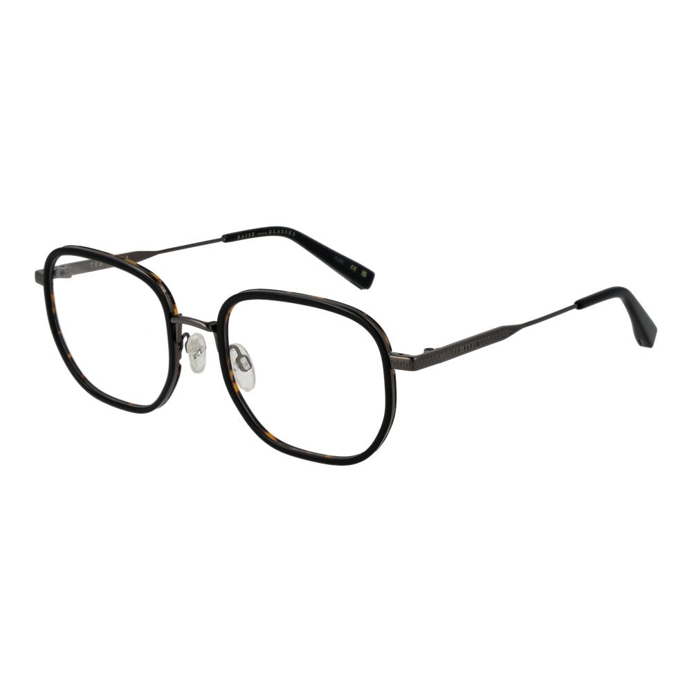 Ted Baker Men’s Black Optical Glasses – Square Full-Rim Frame