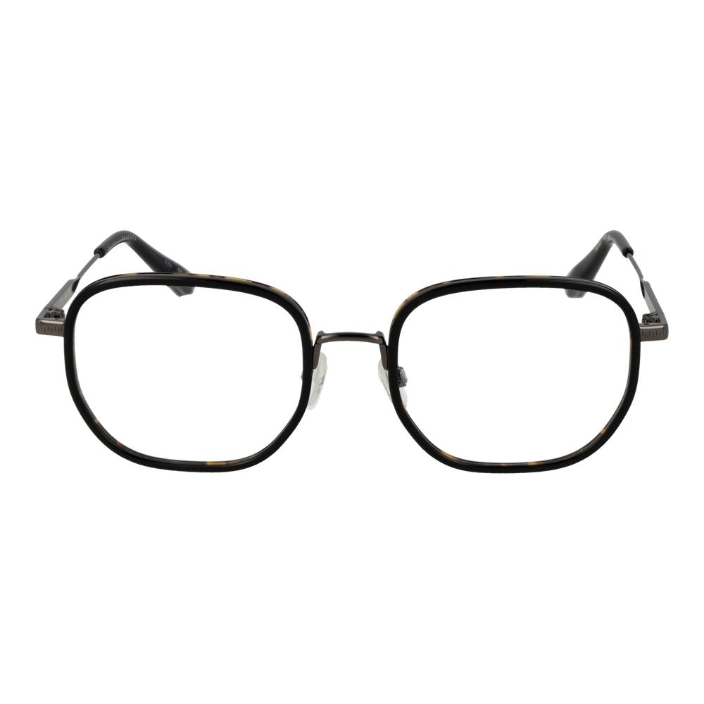 Ted Baker Men’s Black Optical Glasses – Square Full-Rim Frame