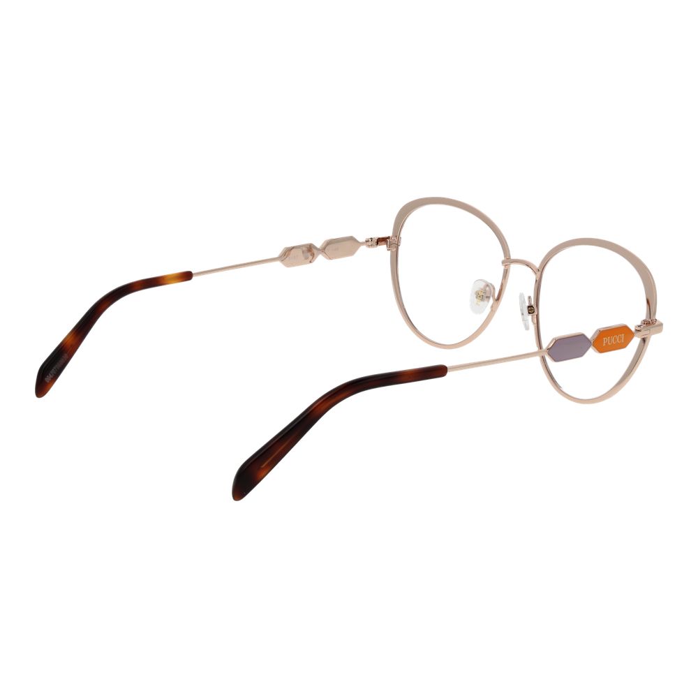 Emilio Pucci Women’s Optical Glasses – Blue Round Frame, 54mm
