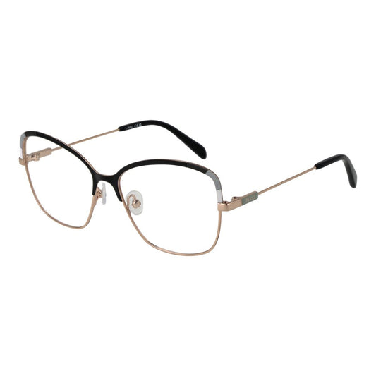 Emilio Pucci Women’s Optical Glasses – Black Butterfly Frame