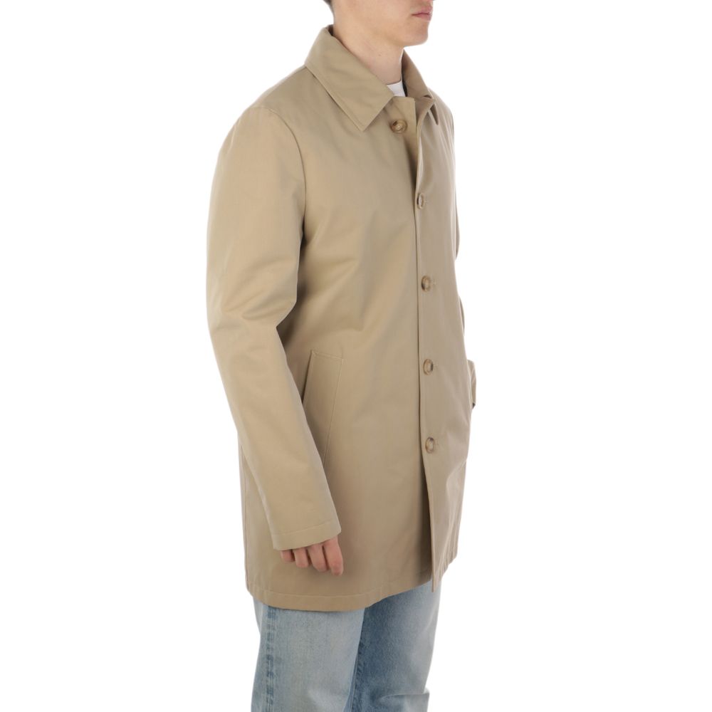 Aquascutum Beige Cotton Jacket for Men