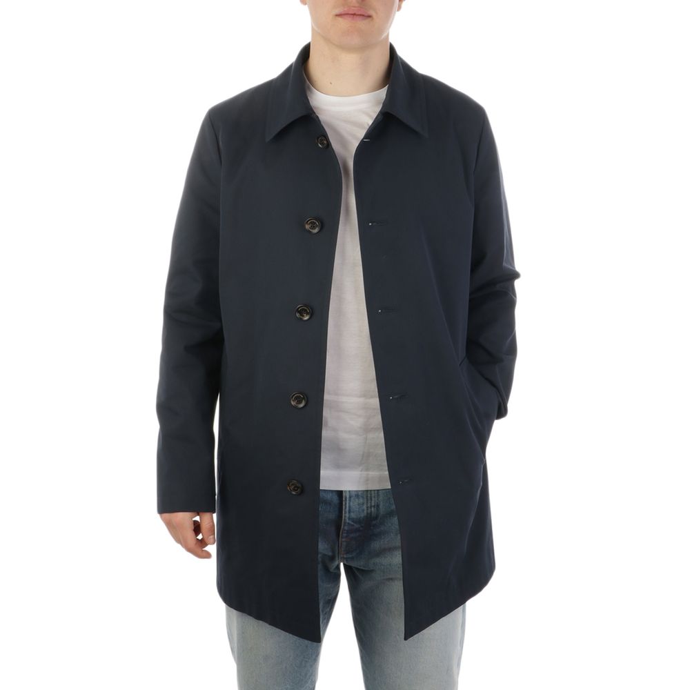 Aquascutum Blue Cotton Jacket