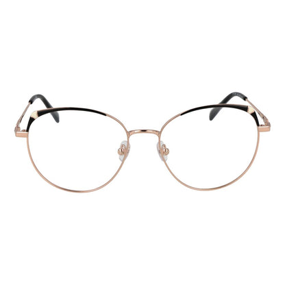 Emilio Pucci Women's Optical Frames – Rose Gold Full-Rim, 55mm