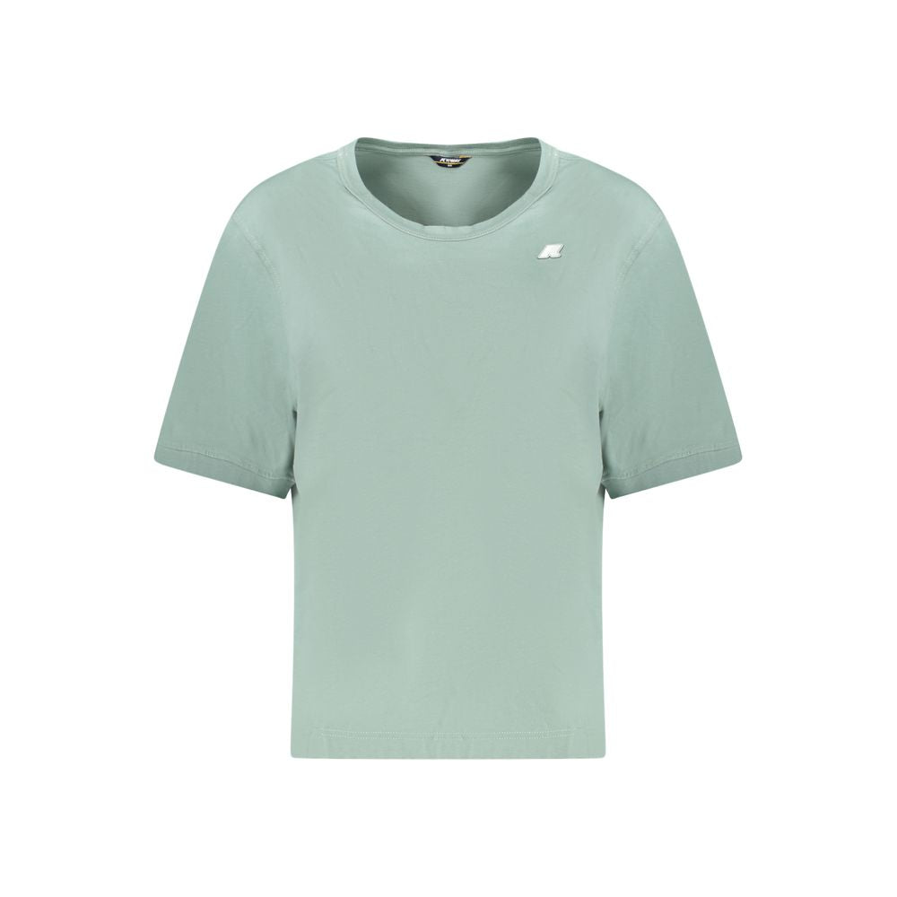 K-WAY Green Cotton Short Sleeve T-Shirt