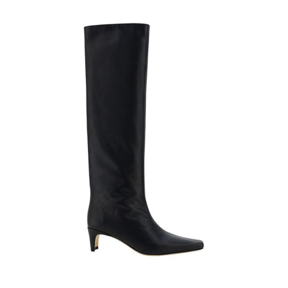 Staud Wally Boots - Elegant Leather Slip-On Footwear
