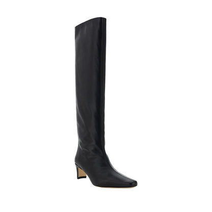 Staud Wally Boots - Elegant Leather Slip-On Footwear