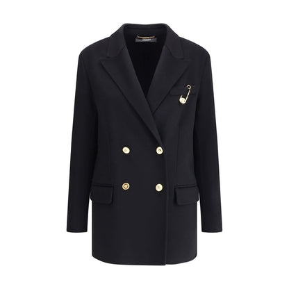 Versace Wool and Cashmere Double-Breasted Coat