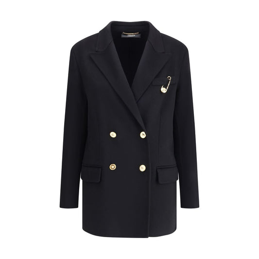 Versace Wool and Cashmere Double-Breasted Coat