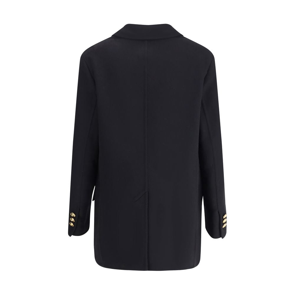 Versace Wool and Cashmere Double-Breasted Coat