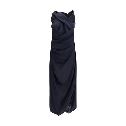 Vivienne Westwood Navy Halter Galatea Dress