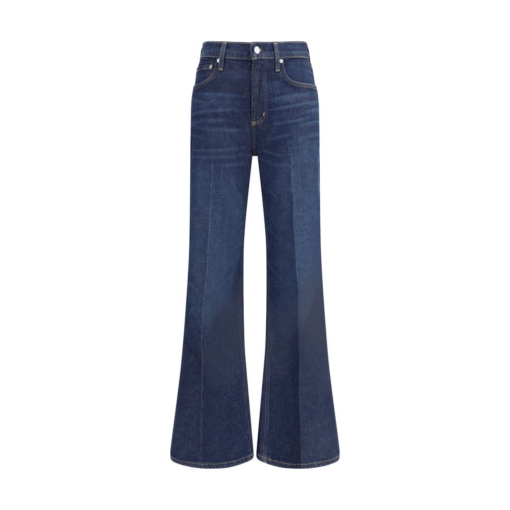 Citizens of Humanity Kimberly Blue Cotton Flared Jeans