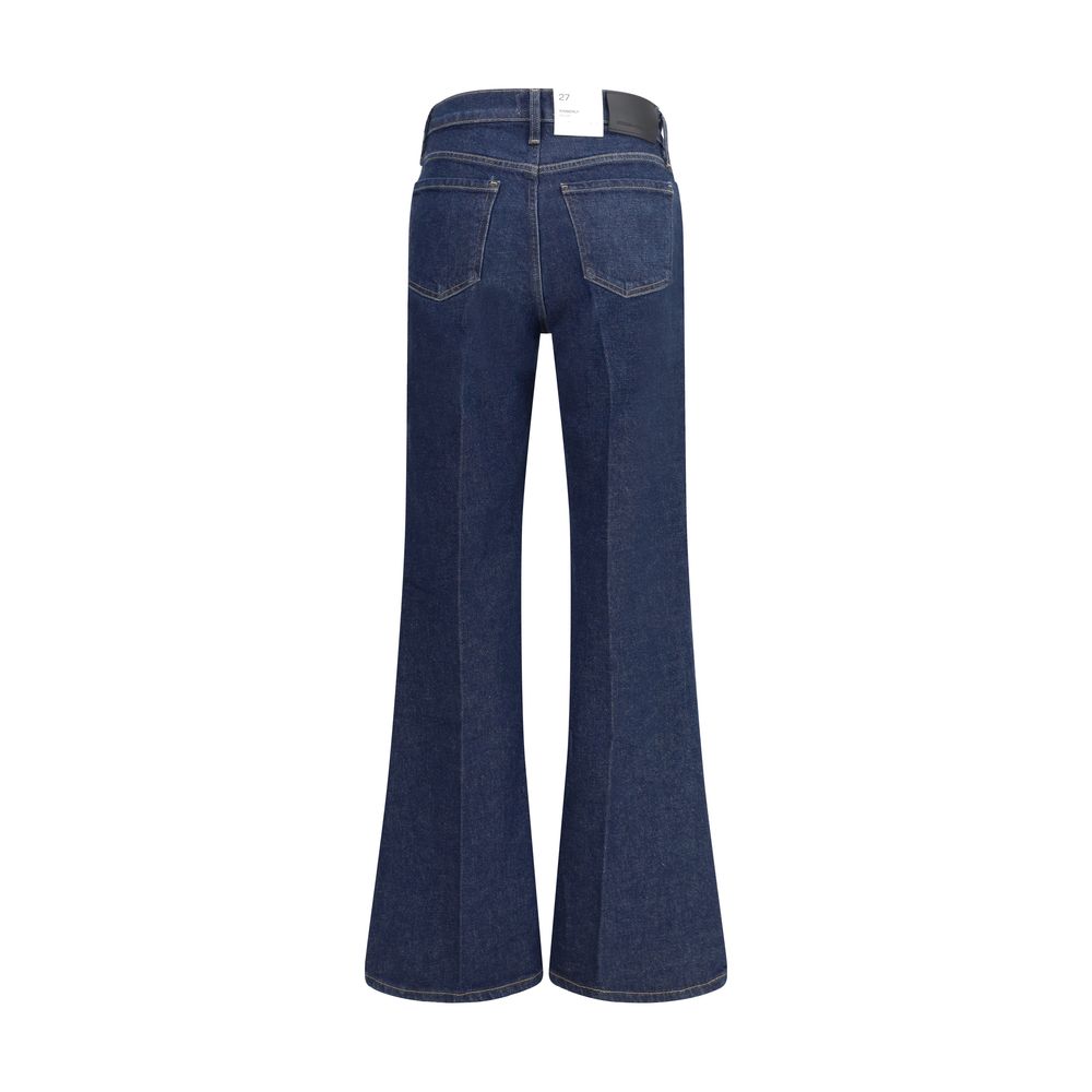 Citizens of Humanity Kimberly Blue Cotton Flared Jeans