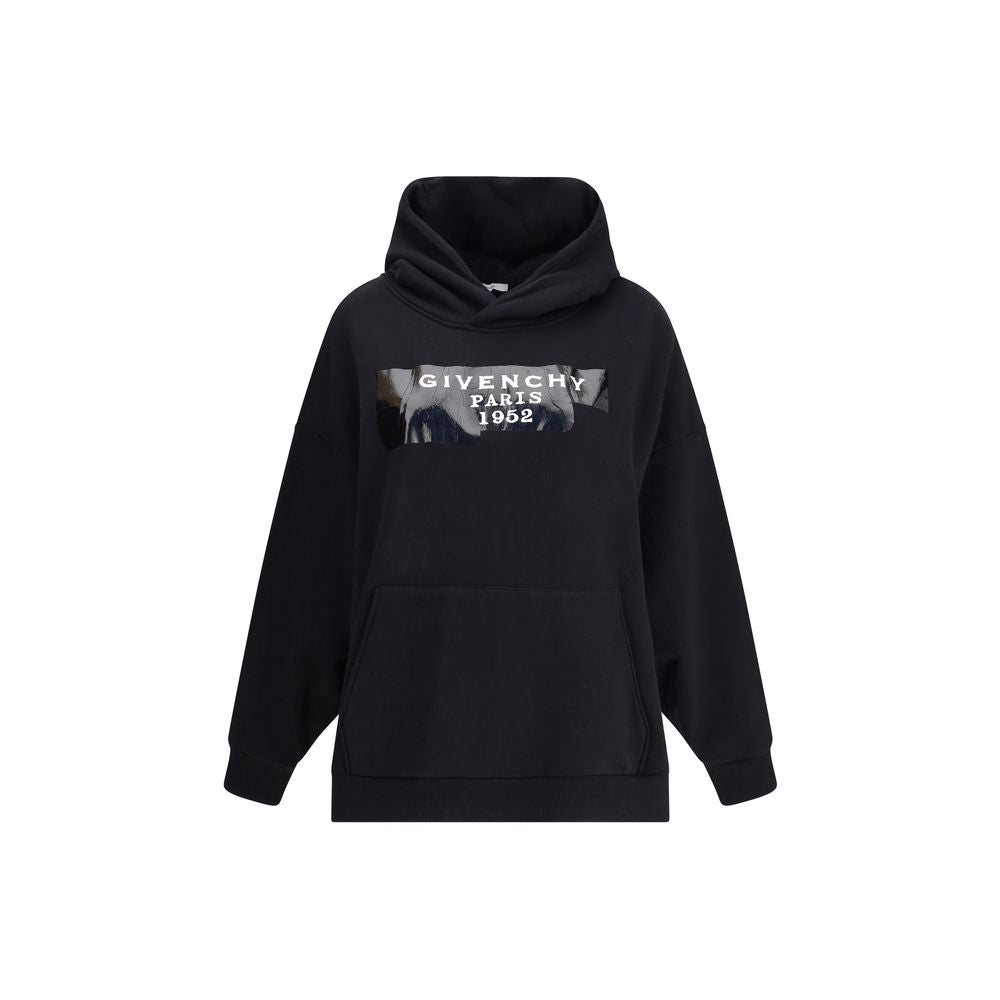 Givenchy Gauzy Fabric Hoodie with Givenchy Tape