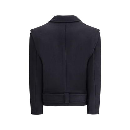 Balmain Wool Double-breasted Coat - A Symphony of Sophistication and Modern Elegance