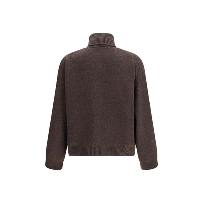 Brunello Cucinelli Brown Cashmere Turtleneck Sweater for Women