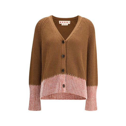 Marni Bi Color Cardigan in Viscose