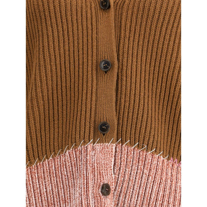 Marni Bi Color Cardigan in Viscose